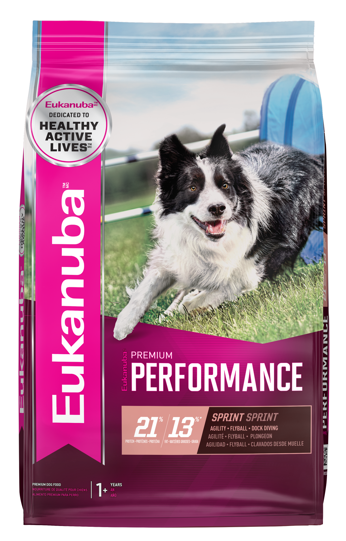 Eukanuba Premium Performance 21/13 Sprint Dry Dog Food, 28 lb Bag