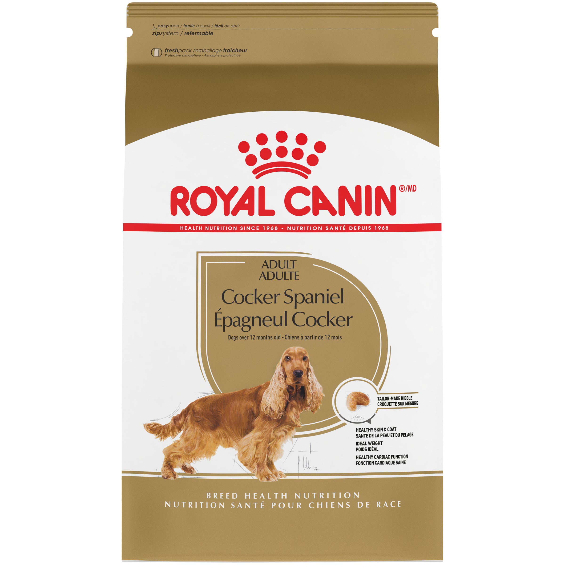 Royal Canin® Breed Health Nutrition® Cocker Spaniel Adult Dry Dog Food, 25 lb