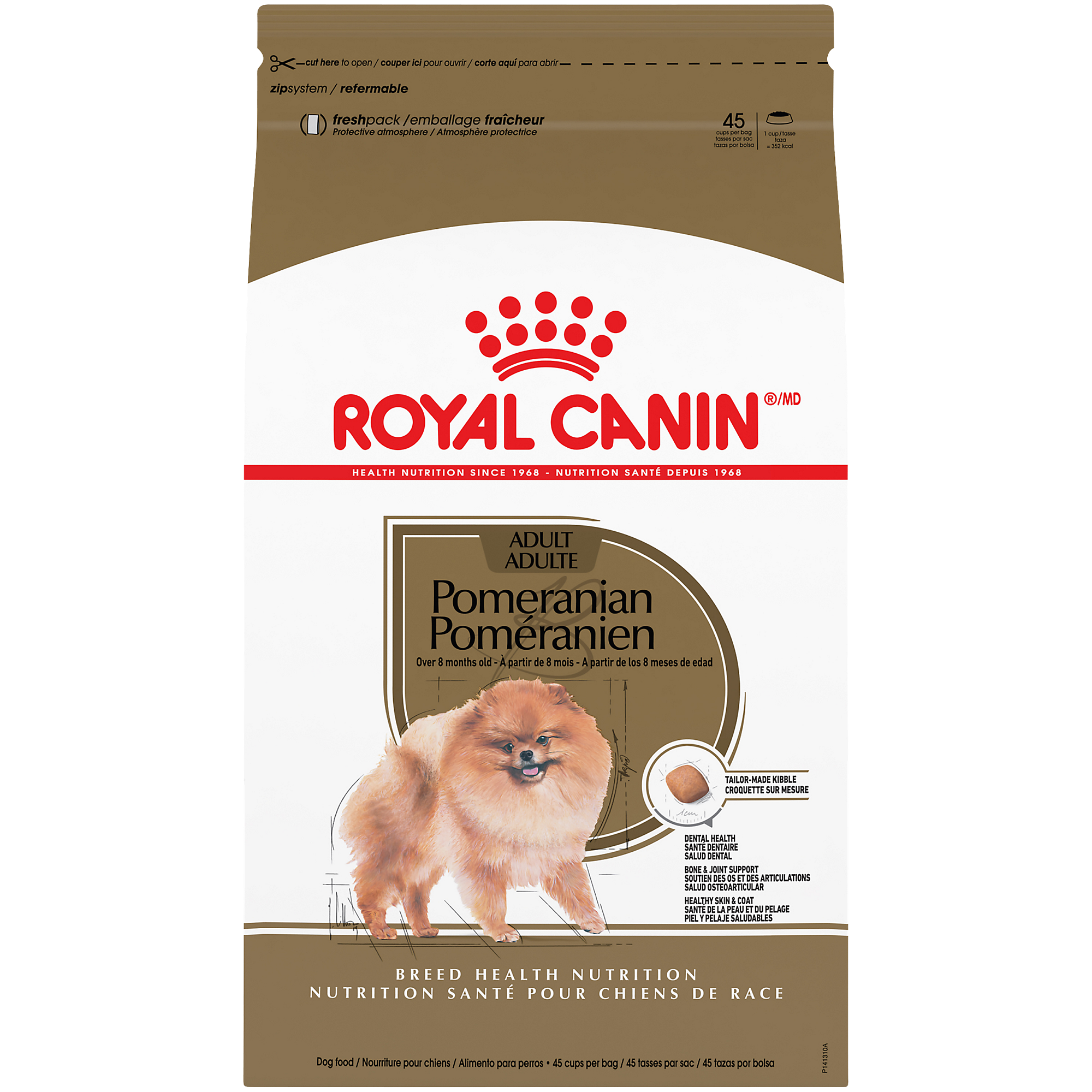 Royal Canin® Breed Health Nutrition® Pomeranian Adult Dry Dog Food, 2.5 lb. bag