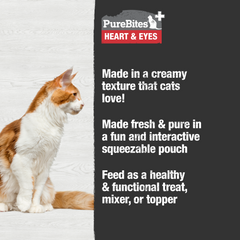 Cat Squeezables, Heart & Eyes, 71g | 2.5oz