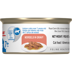 Royal Canin® Feline Health Nutrition™ Indoor 7+ Morsels in Gravy Canned Cat Food, 3 oz