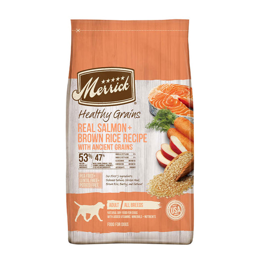 Merrick® Healthy Grains Salmon + Brown Rice Recipe w/ Ancient Grains 4lb