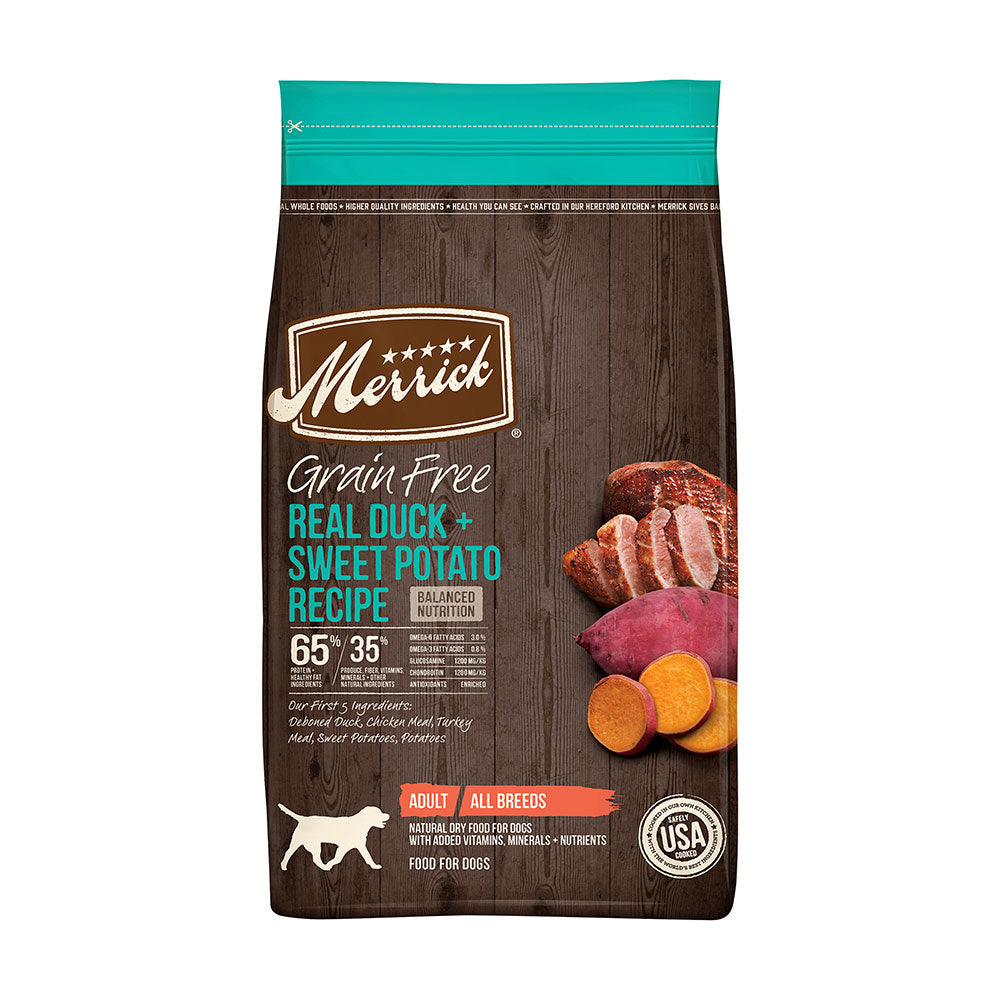 Merrick® Grain Free Real Duck & Sweet Potato Recipe Dog Food 4 Lbs