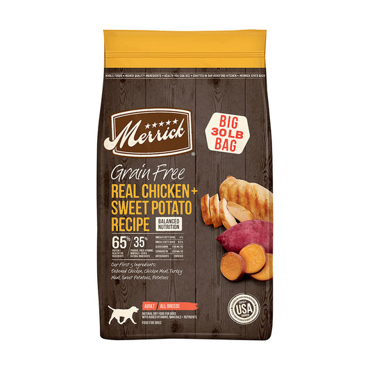 Merrick® Grain Free Real Chicken & Sweet Potato Dry Dog Food 30 Lbs