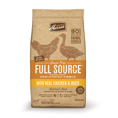 Merrick® Full Source® Grain Free Freeze-Dried Raw-Coated Kibble with Chicken & Duck Dog Food 10 Lbs