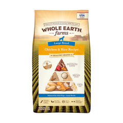 Whole Earth Farms® Goodness from the Earth™ Healthy Grains Large Breed Chicken & Rice Recipe 12lb