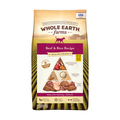 Whole Earth Farms® Goodness from the Earth™ Beef & Rice Adult Recipe Dog Food 37 Lbs