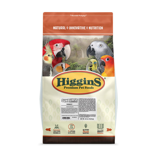 Higgins® Sunburst® Gourmet Blend Parakeets Food 25 Lbs