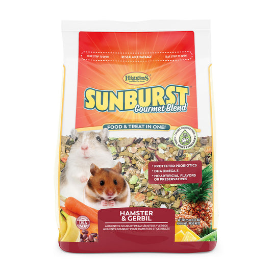 Higgins® Sunburst® Gourmet Blend Hamster & Gerbil Food 2.5 Lbs