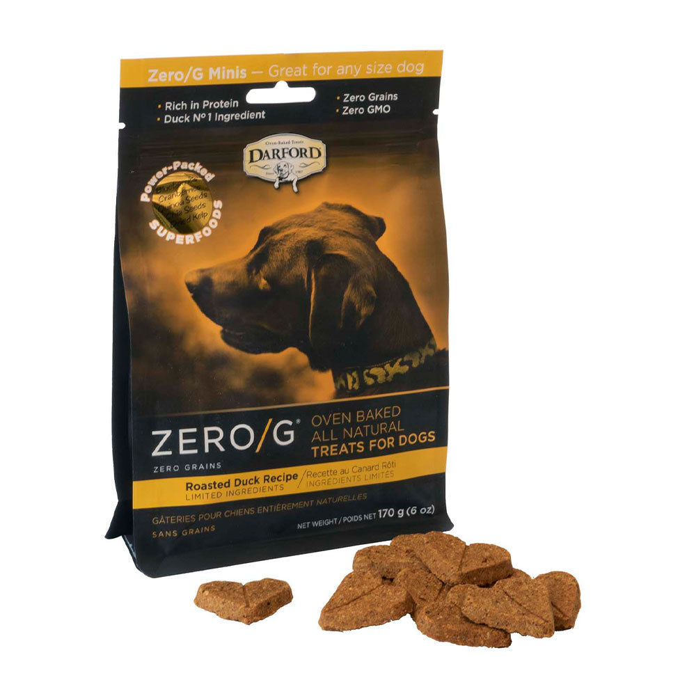 Darford® ZERO/G Minis Roasted Duck Oven Baked Dog Treats 6 Oz