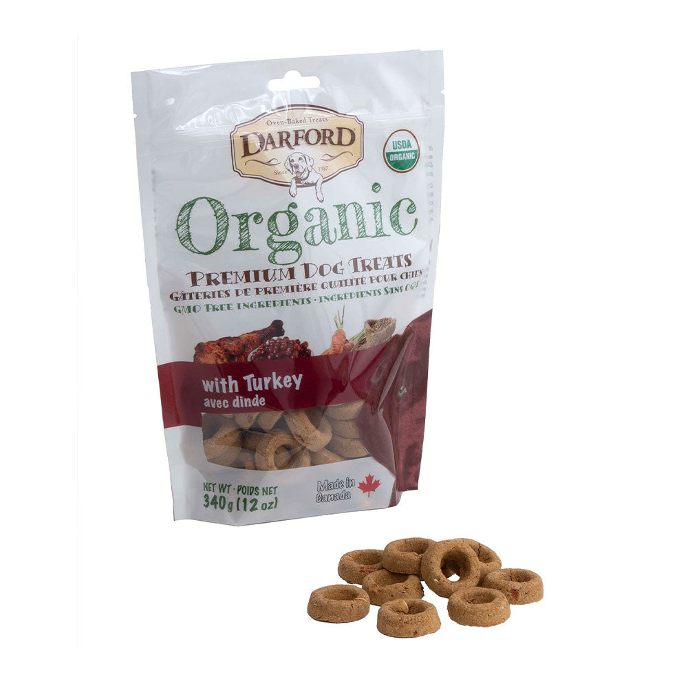 Darford® Organic Premium Turkey Dog Treat 340 gm/12 Oz