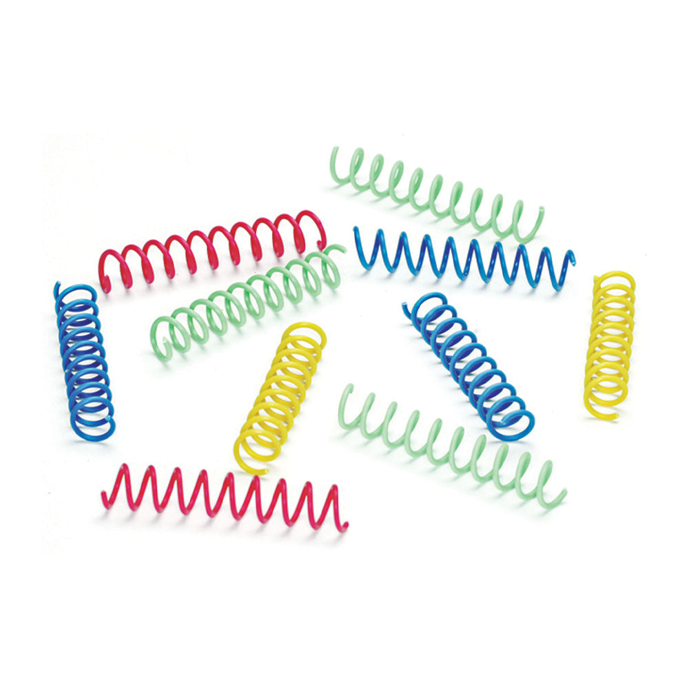 Spot® Thin Colorful Springs Cat Toys Assorted Color 10 Count