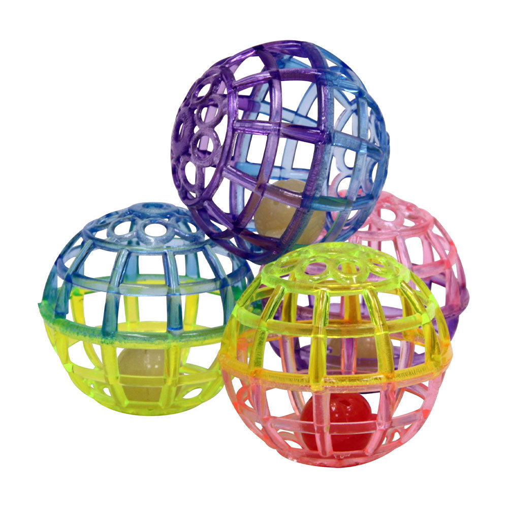 Spot® Shimmer Balls Cat Toys 4 Count