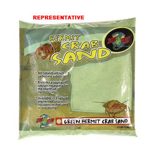 Zoo Med Laboratories Hermit Crab Sand Blue Color 2 Lbs