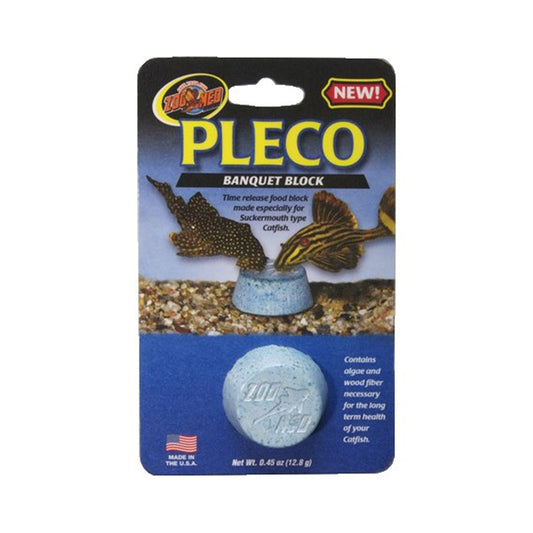 Zoo Med Laboratories Pleco Banquet® Block for Reptiles 0.45 Oz