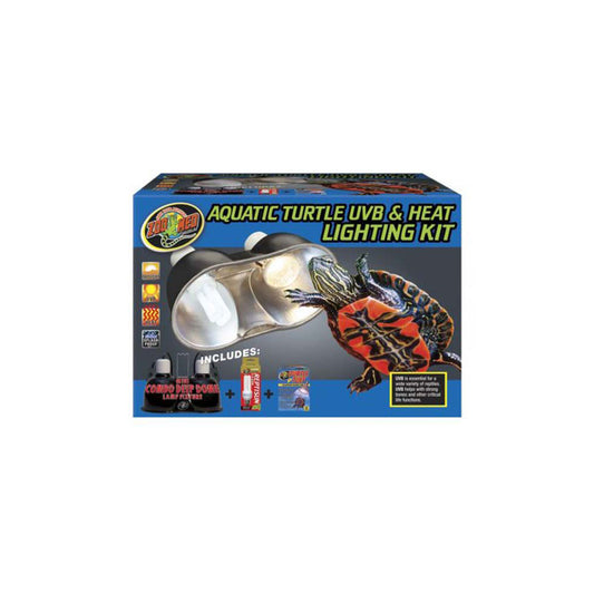 Zoo Med Laboratories Aquatic Turtle UVB & Heat Lighting Kit