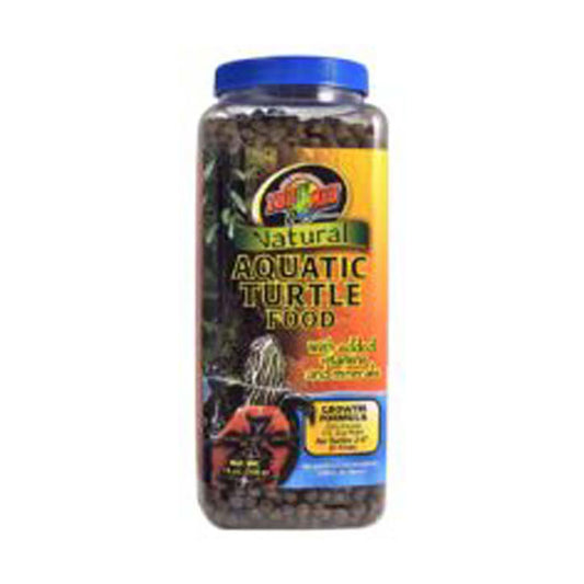 Zoo Med Laboratories Growth Formula Natural Aquatic Turtle Food 12 Oz