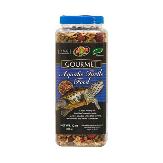 Zoo Med Laboratories Gourmet Aquatic Turtle Food 12 Oz