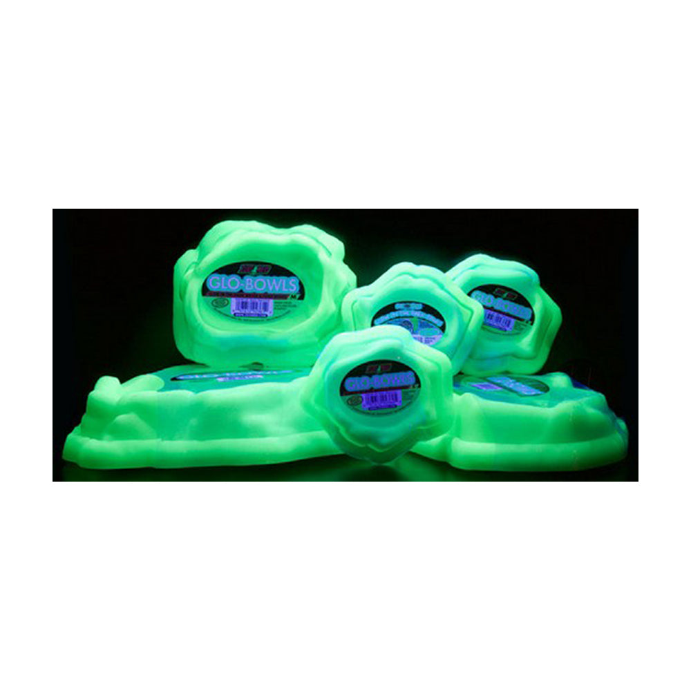 Zoo Med Laboratories Glow-Bowls™ Glow In The Dark Combo Bowls for Reptiles Small 2 Pack