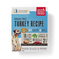 The Honest Kitchen Grain Free Turkey Recipe Dehydrated Dog Food