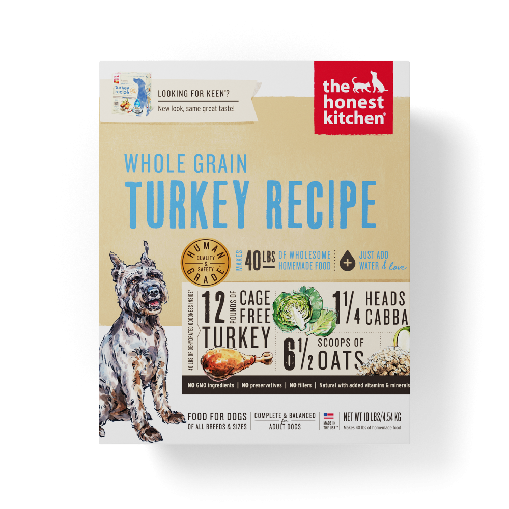 The Honest Kitchen Whole Grain Turkey Recipe Dehydrated Dog Food