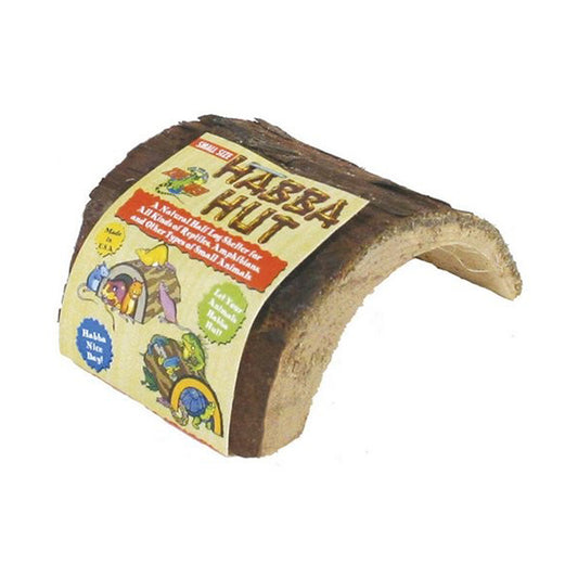 Zoo Med Laboratories Reptile Habba Hut™ for Reptiles, Amphibians & Small Animals Small 2 X 4.5 X 3.25 Inch