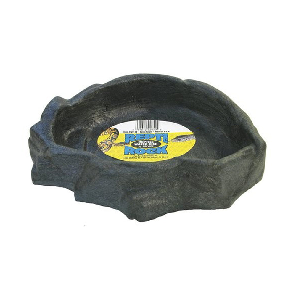 Zoo Med Laboratories Repti Rock Reptile Water Dish X-Large 2.5 X 8 X 11.5 Inch