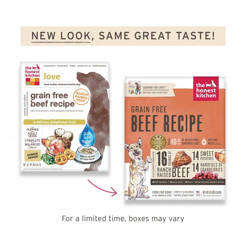 The Honest Kitchen LOVE Grain Free Beef All Life Stages Dog Food