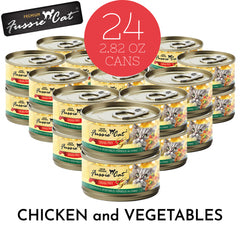 Fussie Cat Super Premium Chicken & Vegetables in Gravy Canned Food