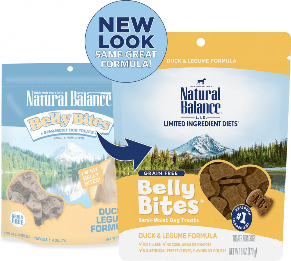 Natural Balance Belly Bites Soft Duck Treats