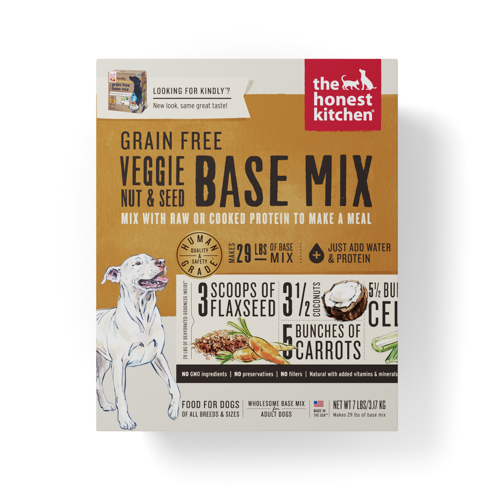 The Honest Kitchen Grain Free Veggie, Nut & Seed Recipe Dog Food Base Mix