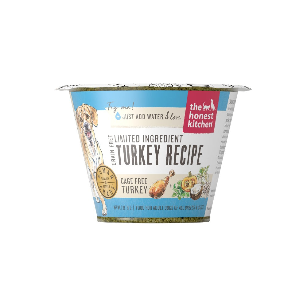 The Honest Kitchen Limited Ingredient Grain Free Turkey Recipe Dehydrated Dog Food