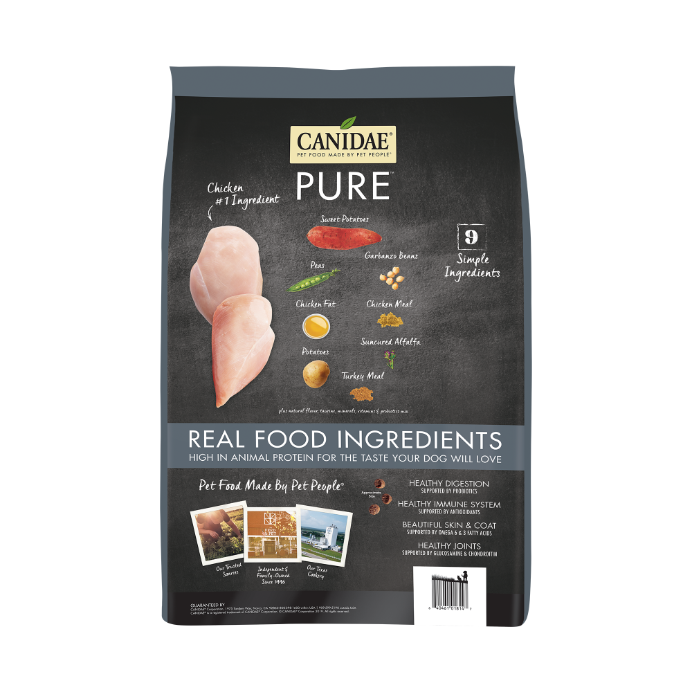 Canidae Grain Free PURE Chicken, Sweet Potato & Garbanzo Bean Recipe Dry Dog Food