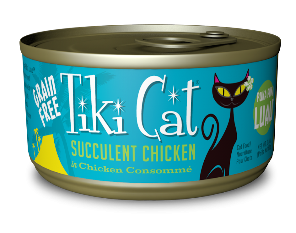 Tiki Cat Puka Puka Luau Grain Free Succulent Chicken in Chicken Consomme Canned Cat Food