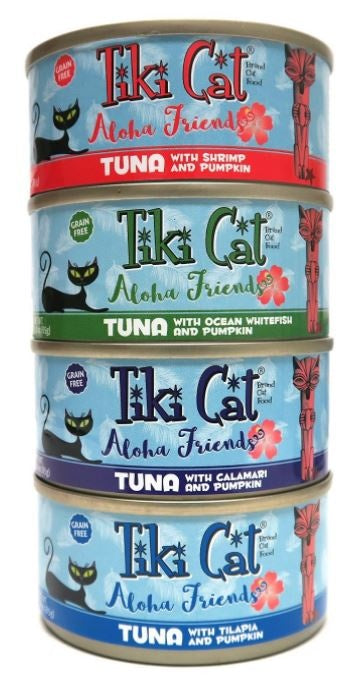 Tiki Cat Aloha Friends Grain Free Variety Pack Canned Cat Food