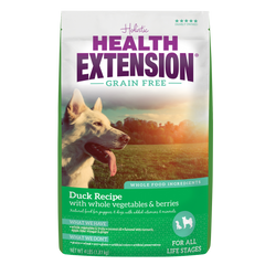 Health Extension Grain Free Duck Recipe Dry Dog Food