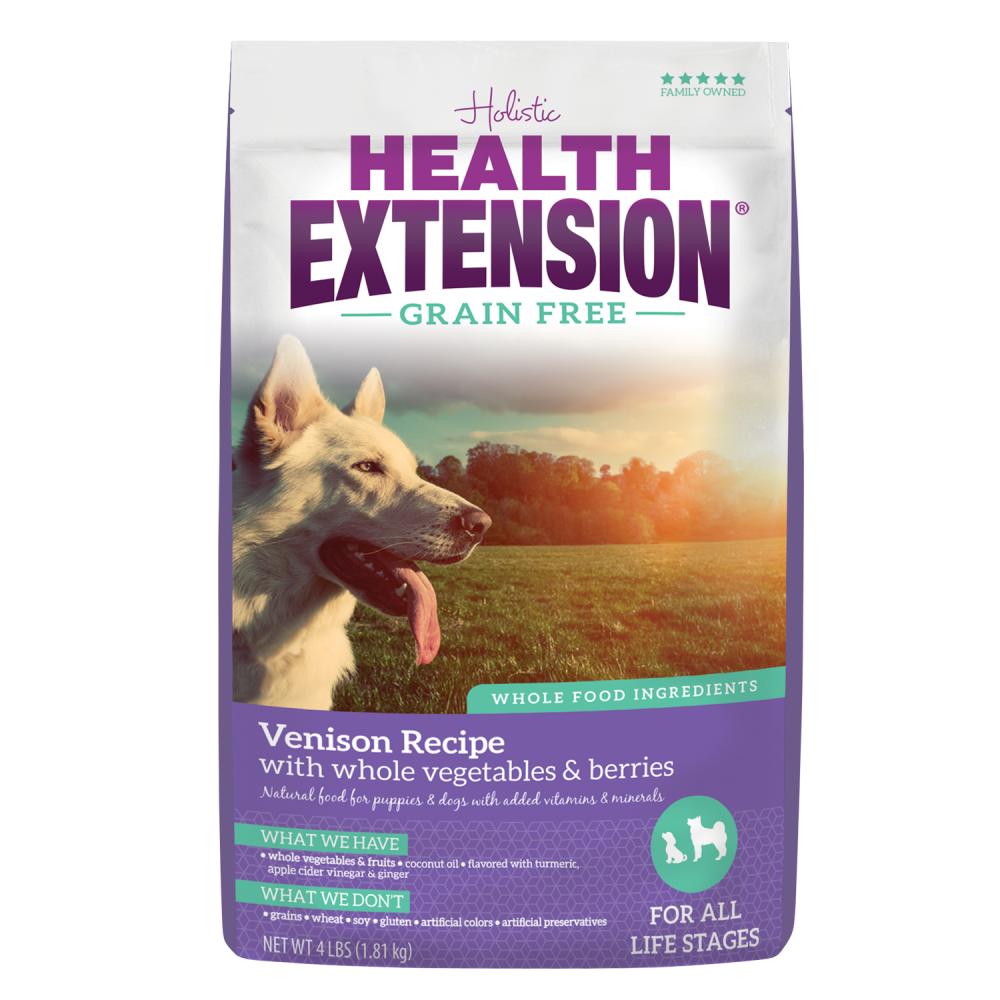 Health Extension Grain Free Venison Recipe Dry Dog Food