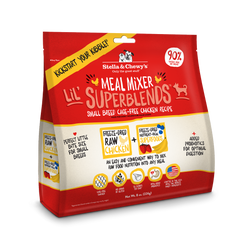 Stella & Chewy's Meal Mixer Lil' SuperBlends Small Breed Grain Free Chicken Recipe Freeze Dried Raw Dog Food Topper