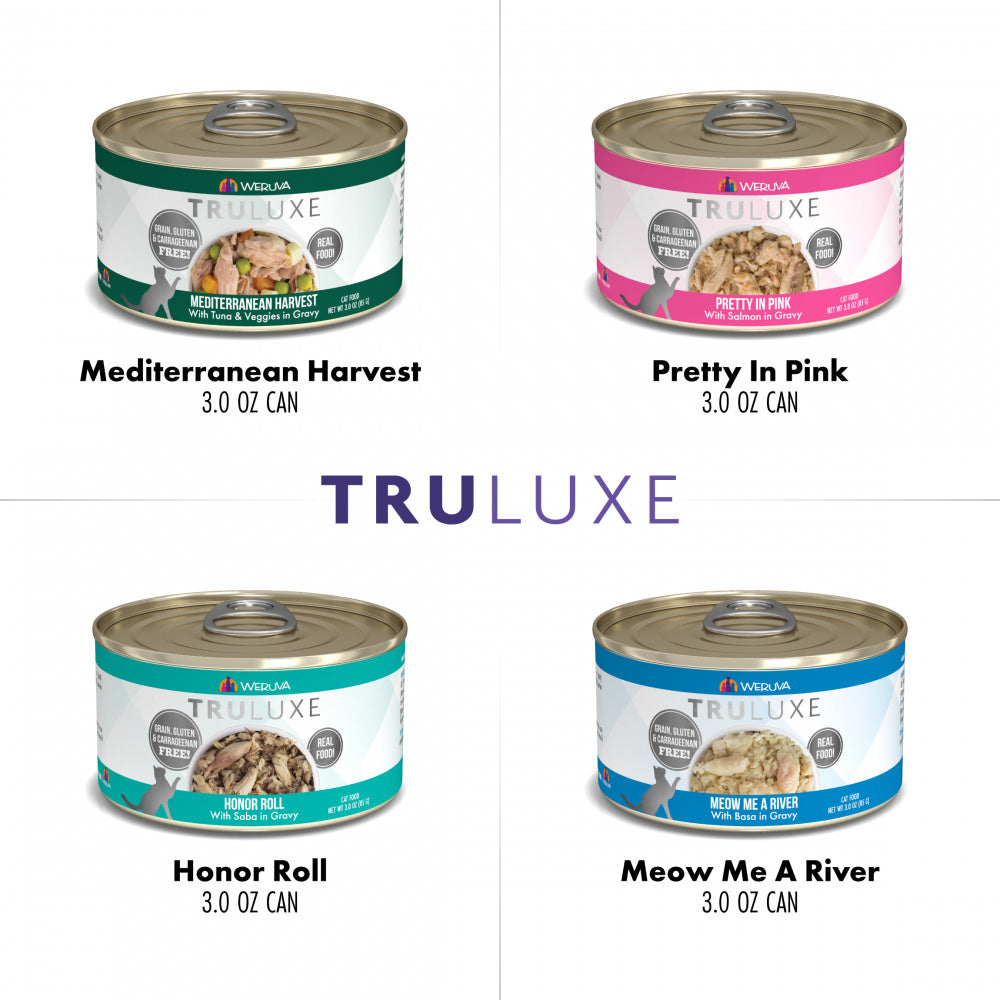 Weruva TruLuxe Grain Free TruSurf Canned Cat Food Variety Pack