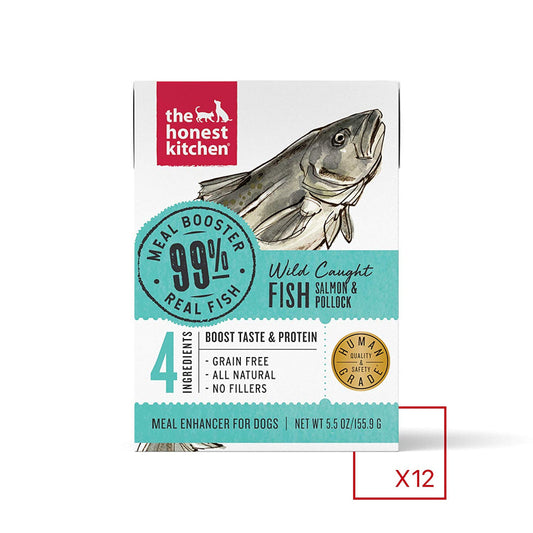 The Honest Kitchen Meal Booster 99% Salmon & Pollock Dog Food Topper