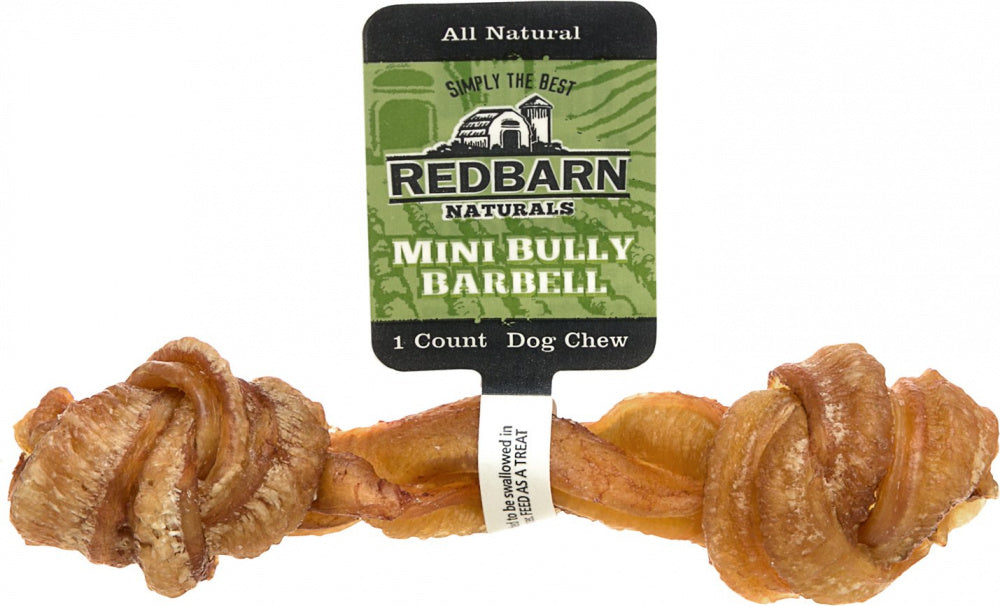 Redbarn Naturals Mini Bully Barbell Dog Treat