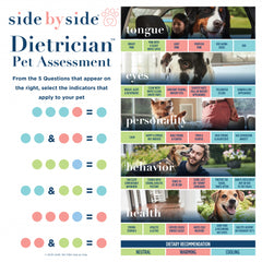 Side By Side Freeze Dried Neutral Beef & Salmon Recipe Neutral Recipe Dry Dog Food