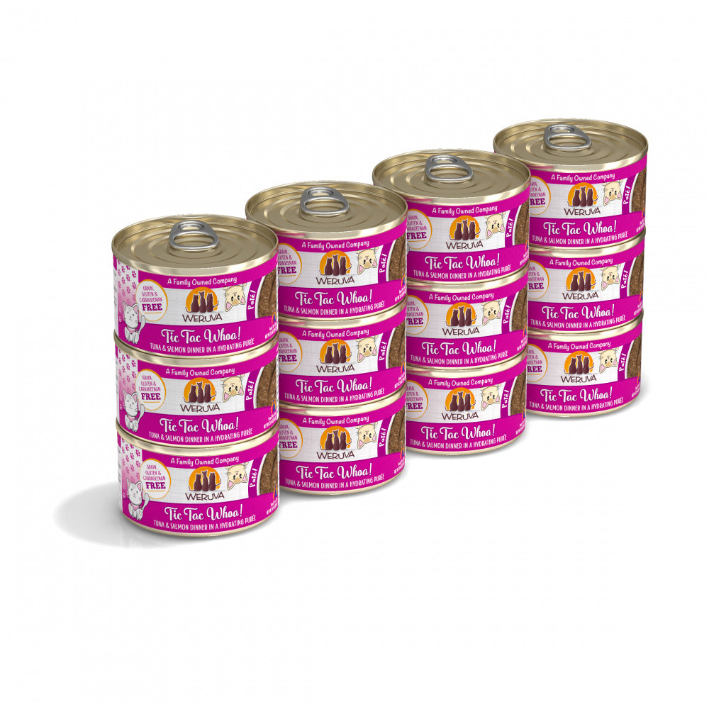 Weruva Classic Cat Pate Tic Tac Whoa! With Tuna & Salmon Canned Cat Food