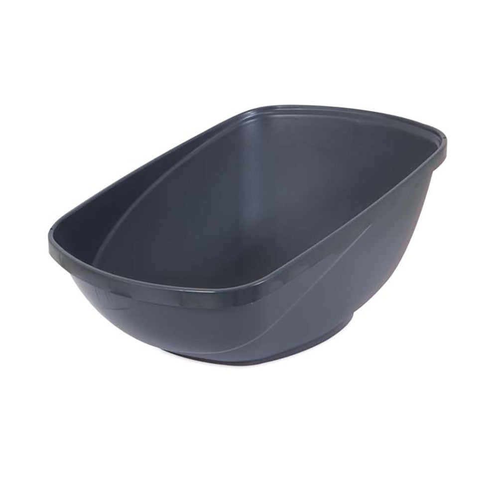 Petmate® Hi-Back Open Litter Pan Steel Color Jumbo