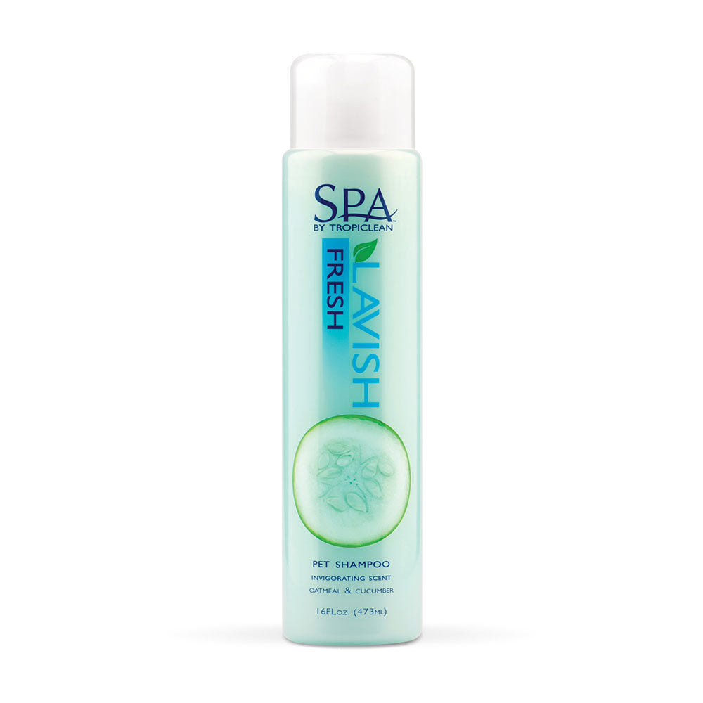 Tropiclean® Lavish Fresh Oatmeal & Cucumber Pet Shampoo 16 Oz