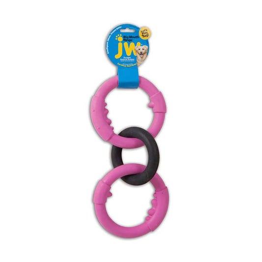 JW® Triple Big Mouth Ring Dog Toys Color Large