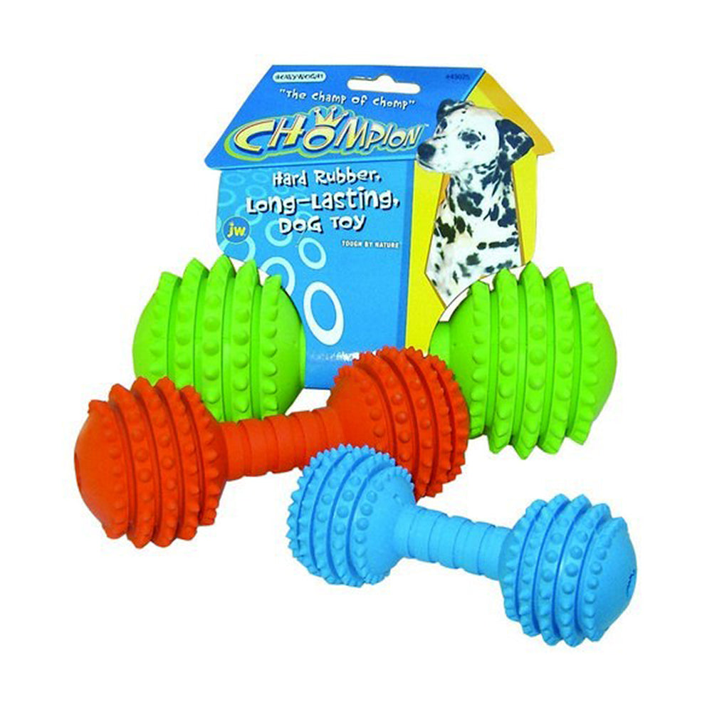 JW® Chompion® Heavyweight Rubber Dog Chews Toys Color Large