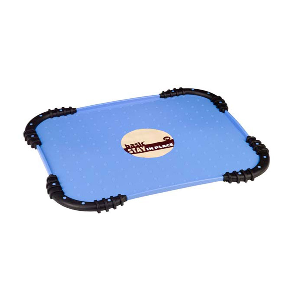 JW® Stay In Place Food Mat For Pets Blue Color One Size