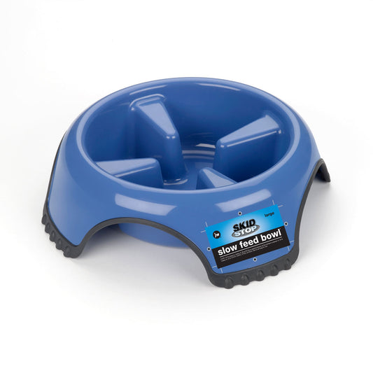 JW® Skid Stop® Slow Feed Bowl Assorted Color 3 Cups Large
