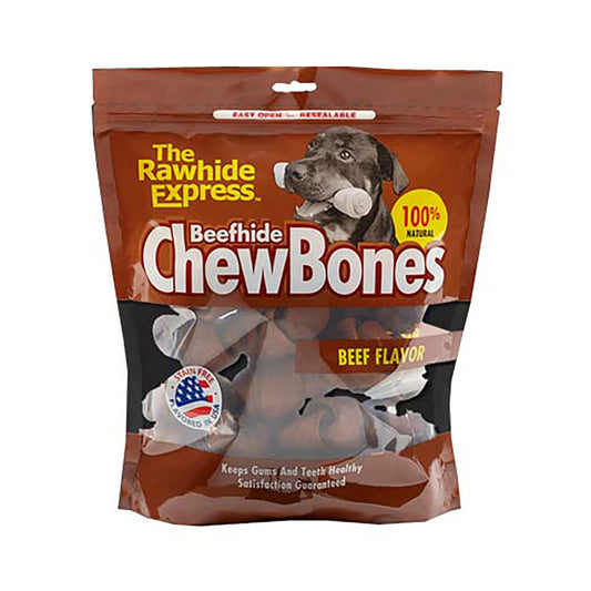 Lennox® The Rawhide Express™ Beef Flavored Line Value Pack K.Bone For Dog Treats 2 Lbs X 4-5"